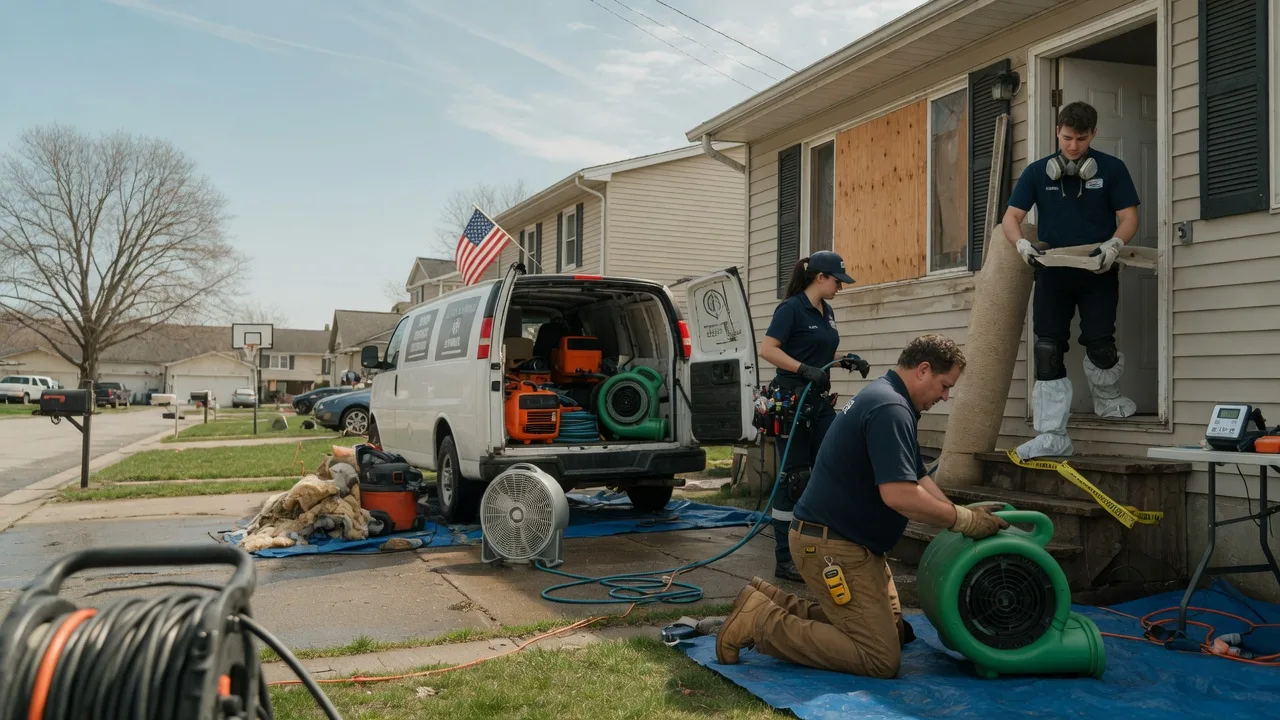 Water Damage Restoration in Columbia, LA near me